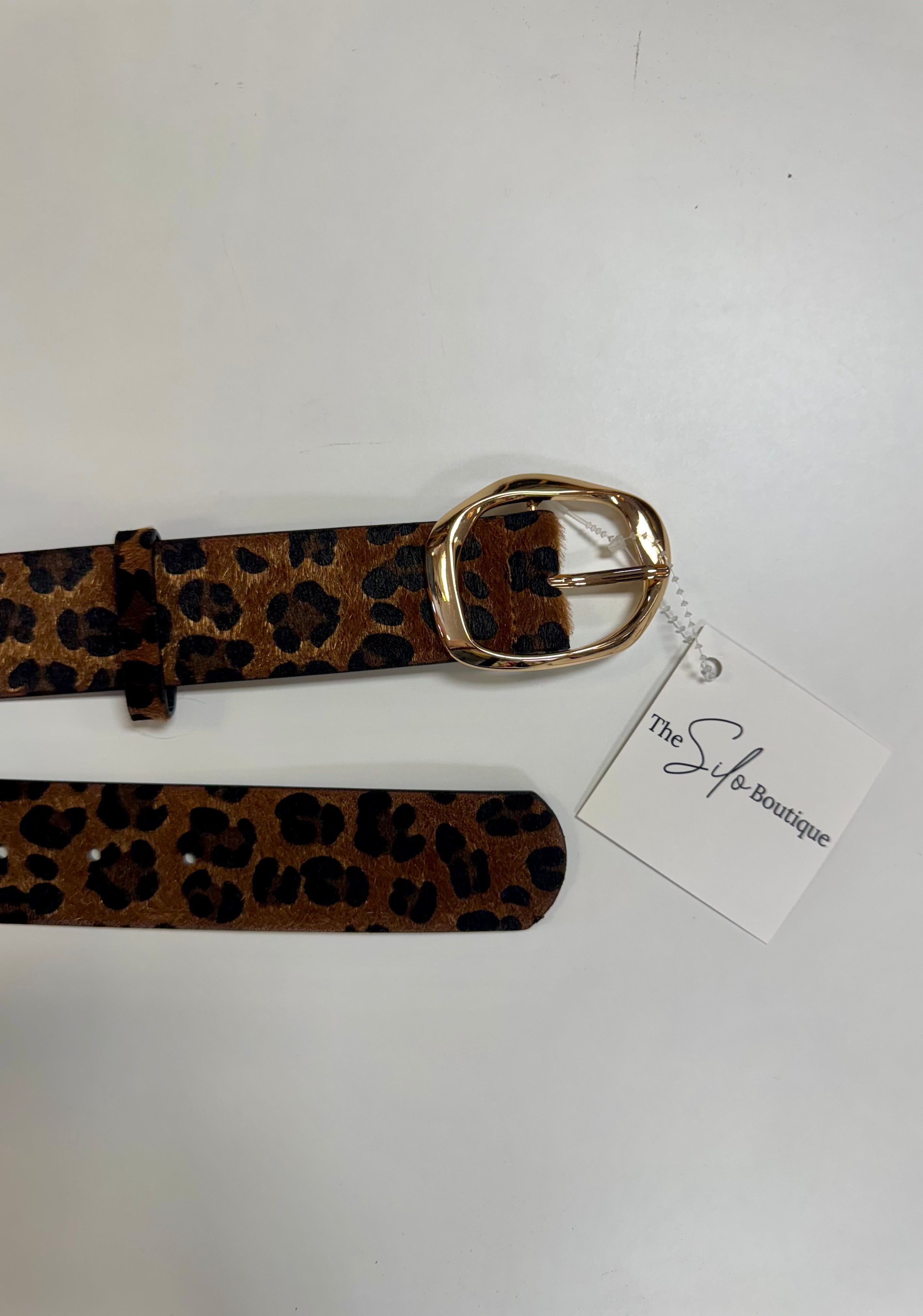 Plus Size Leopard Belt-Belts-The Silo Boutique-The Silo Boutique, Women's Fashion Boutique Located in Warren and Grand Forks North Dakota