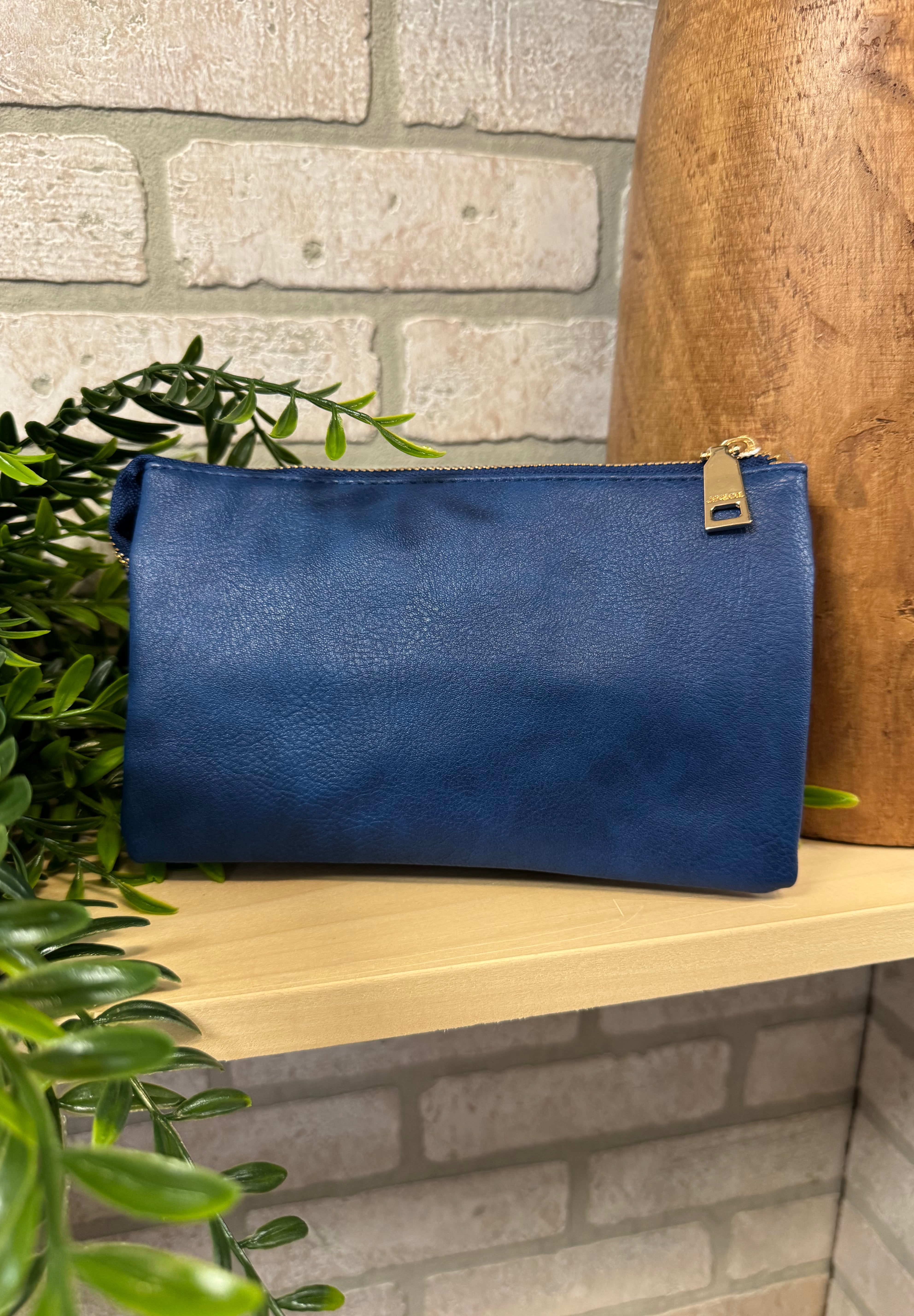 Riley 3 Compartment Crossbody/Wristlet-Crossbody Purses-Jen and Co-The Silo Boutique, Women's Fashion Boutique Located in Warren and Grand Forks North Dakota