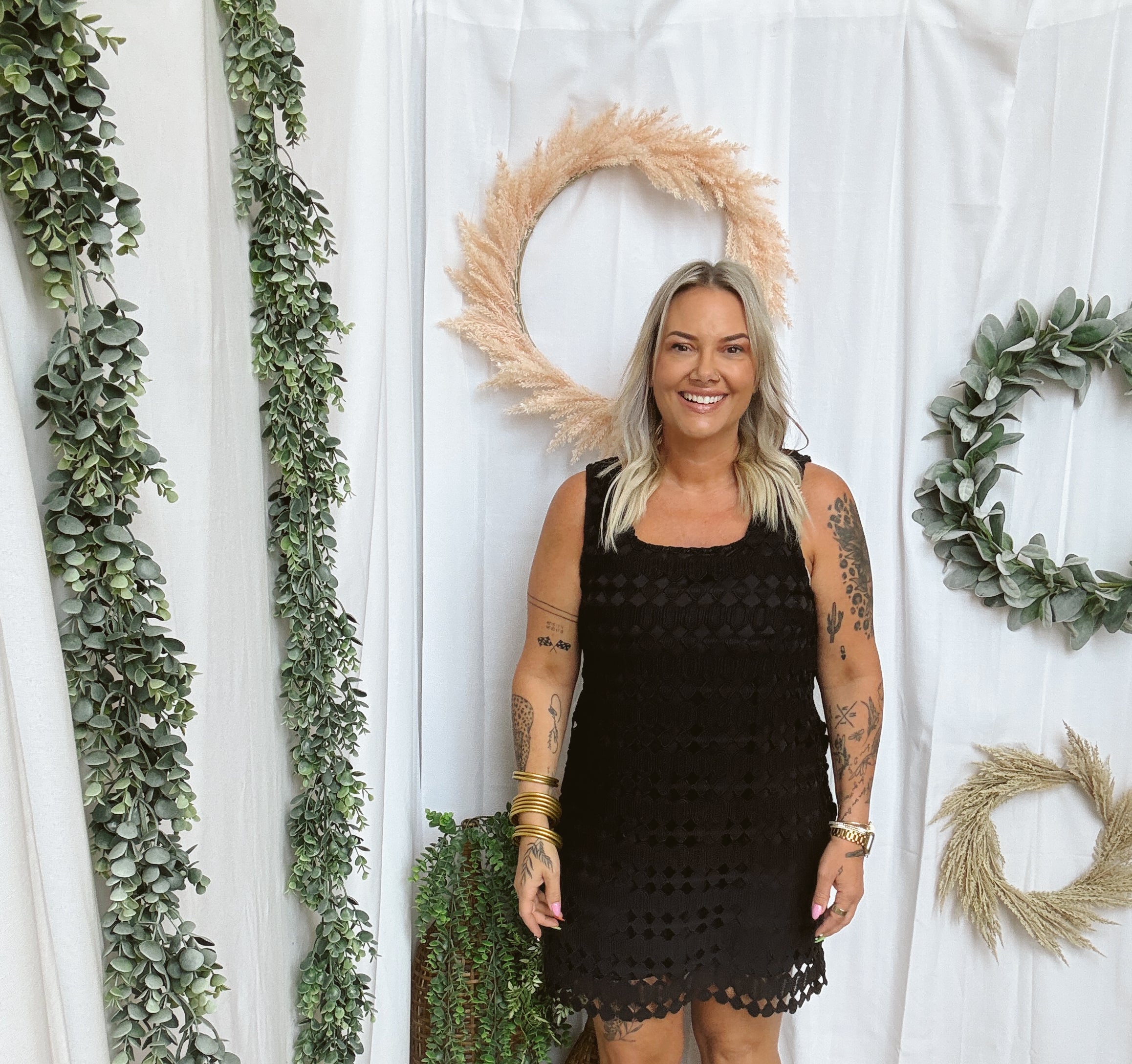 Roxy Black Dress-Final Sale-Dresses-entro-The Silo Boutique, Women's Fashion Boutique Located in Warren and Grand Forks North Dakota