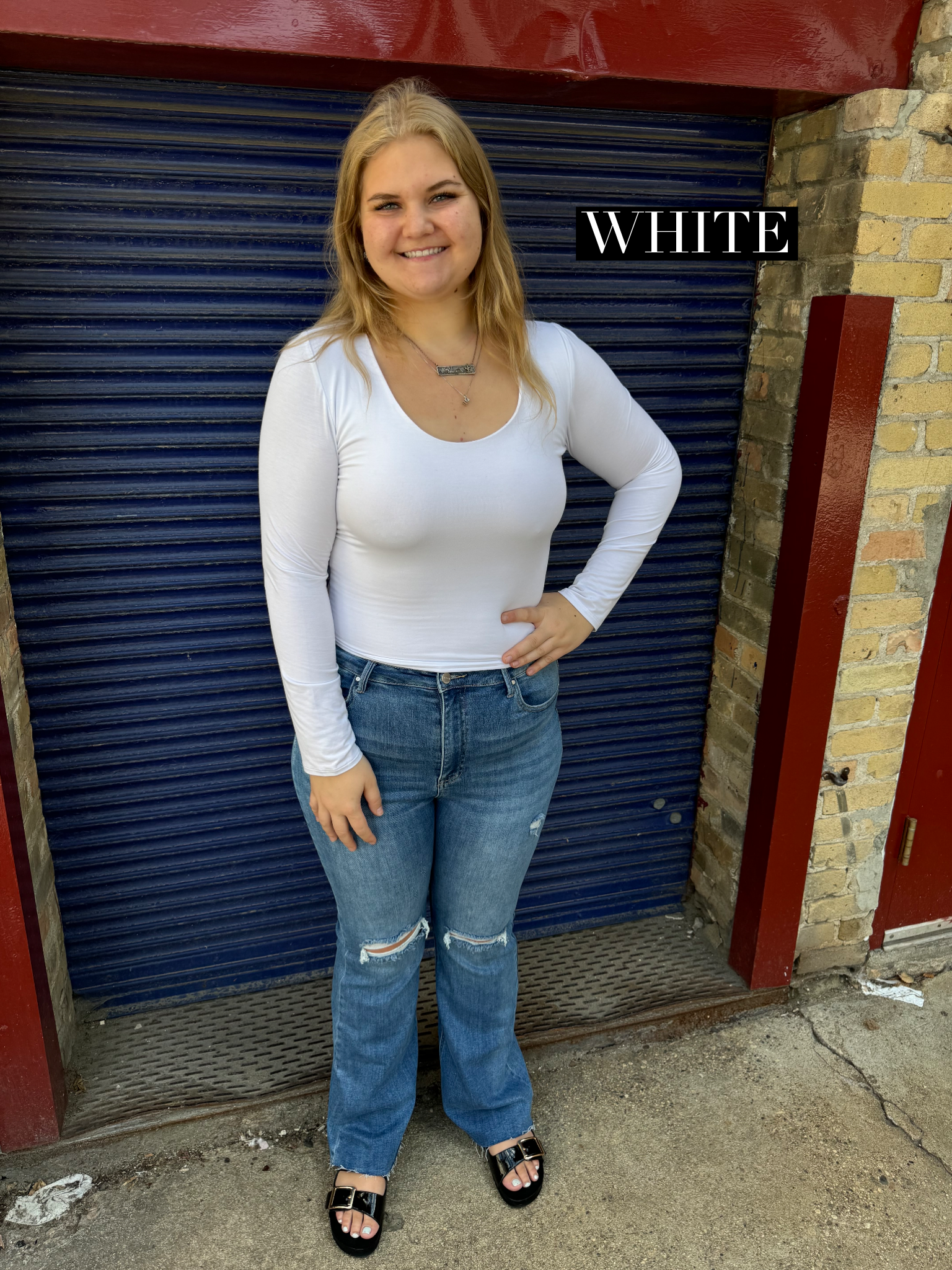 Cool Basic Long Sleeve Top-4 colors-Final Sale-Long Sleeve Tops-be cool-The Silo Boutique, Women's Fashion Boutique Located in Warren and Grand Forks North Dakota