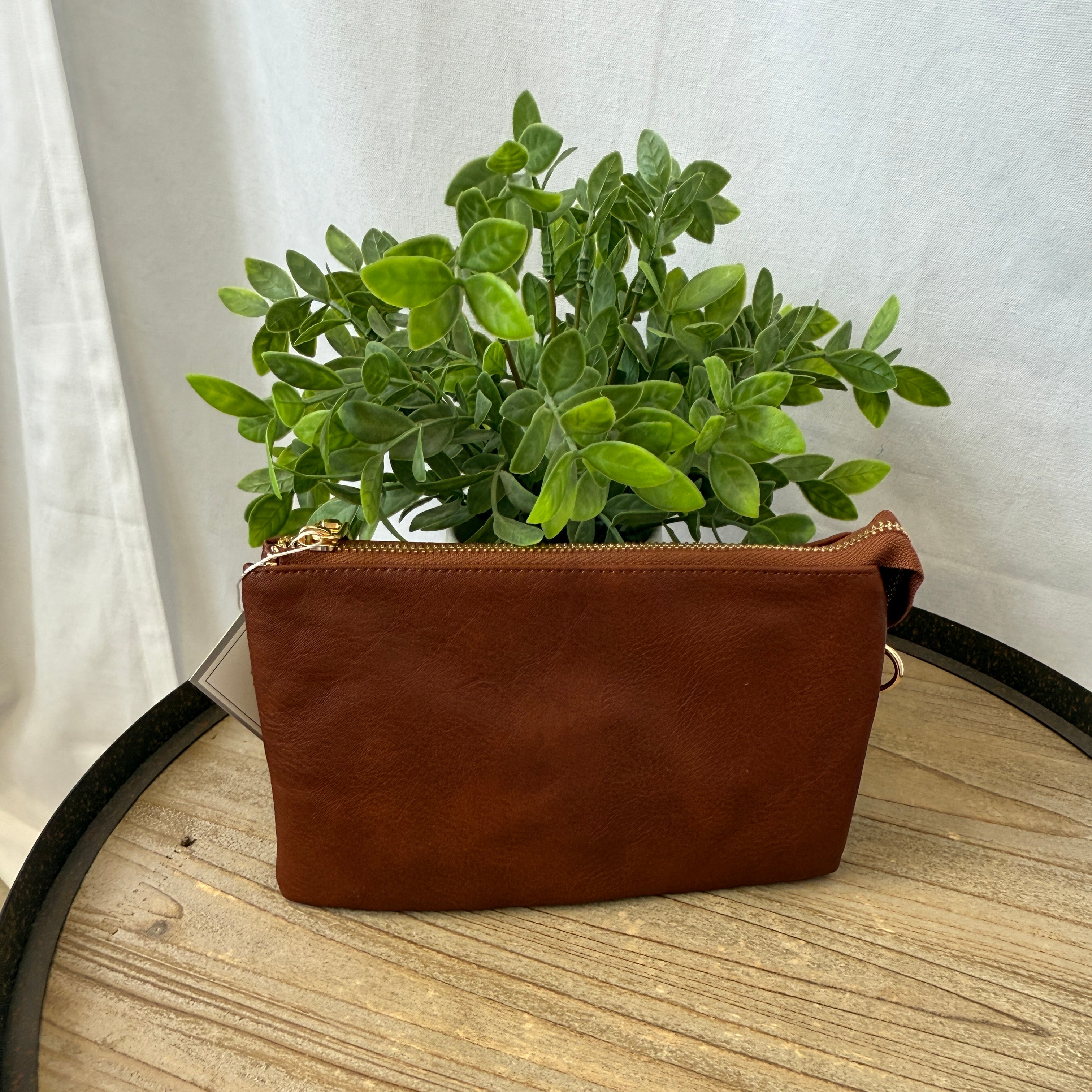 Riley 3 Compartment Crossbody/Wristlet-Crossbody Purses-Jen and Co-The Silo Boutique, Women's Fashion Boutique Located in Warren and Grand Forks North Dakota