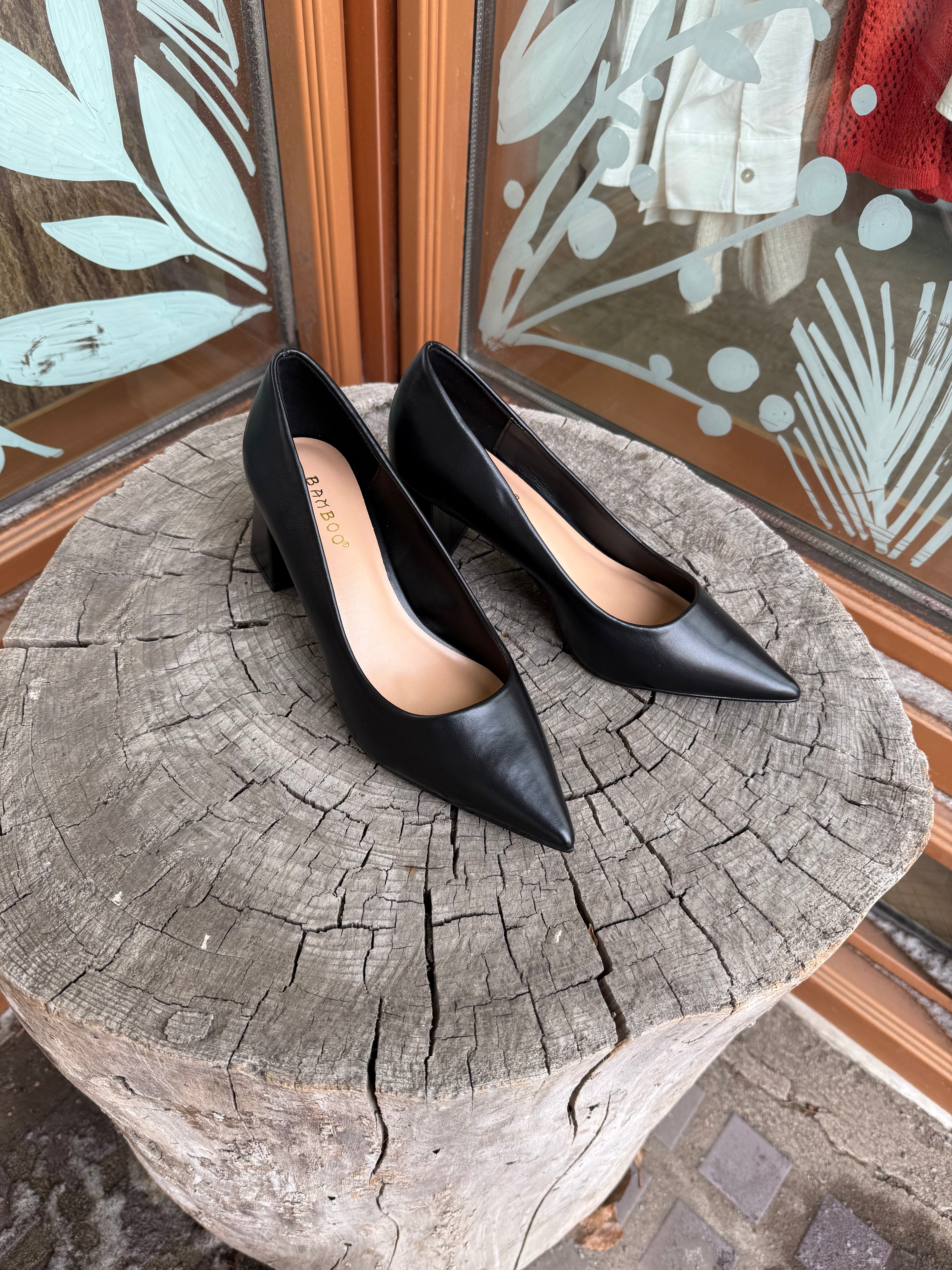 Starlike Black Heels-Final Sale-Heels-ccocci-The Silo Boutique, Women's Fashion Boutique Located in Warren and Grand Forks North Dakota
