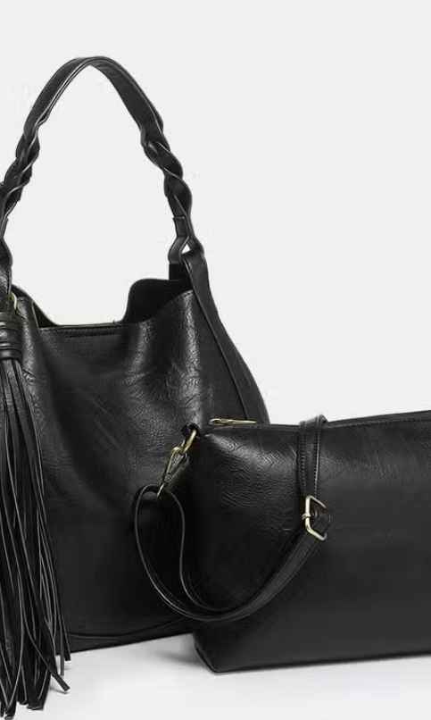 Eloise Large Tassel Hobo Purse-Purses-Jen and Co-The Silo Boutique, Women's Fashion Boutique Located in Warren and Grand Forks North Dakota