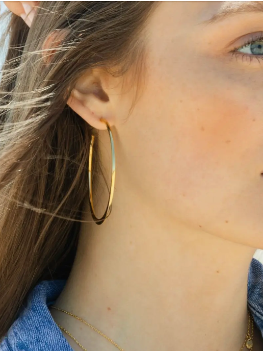 Splendid Large Hoops-earrings-splendid iris-The Silo Boutique, Women's Fashion Boutique Located in Warren and Grand Forks North Dakota