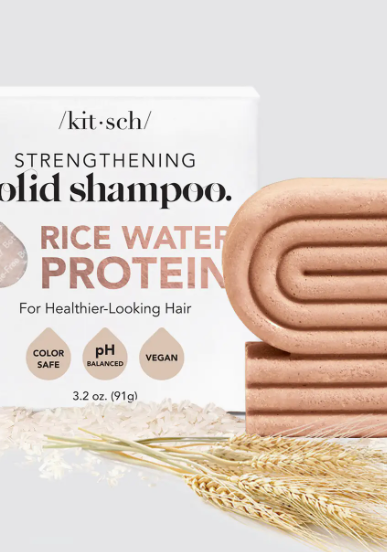 Kitsch Rice Water Shampoo Bar For Strengthening-Hair Accessories-kitsch-The Silo Boutique, Women's Fashion Boutique Located in Warren and Grand Forks North Dakota
