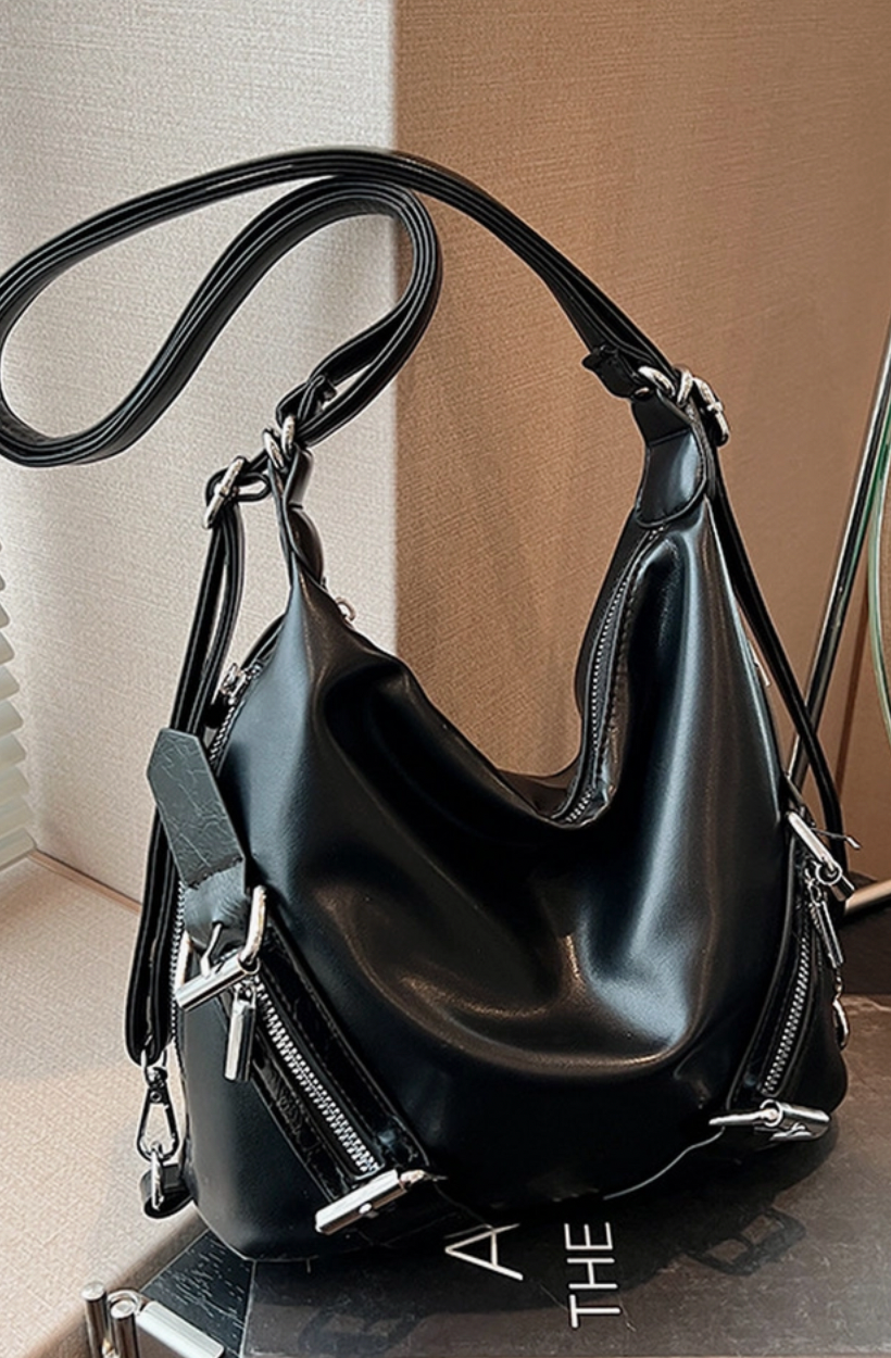 Chic Leather Purse-Purses-city-The Silo Boutique, Women's Fashion Boutique Located in Warren and Grand Forks North Dakota