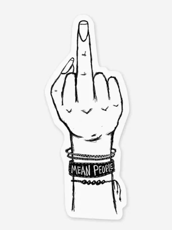 Mean People Sticker-Stickers-faire-The Silo Boutique, Women's Fashion Boutique Located in Warren and Grand Forks North Dakota
