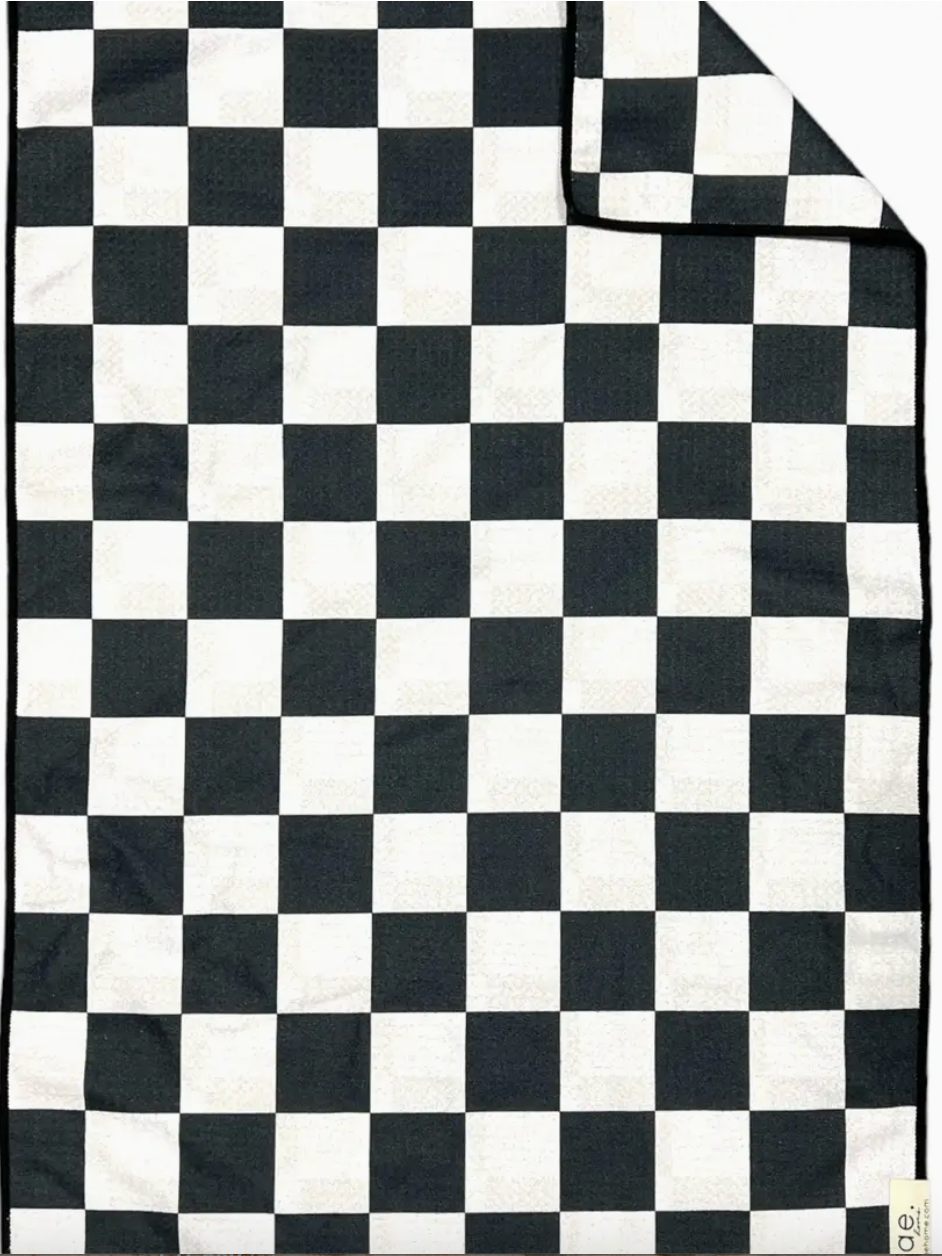 Crae Checkmate Hand Towel-Tea Towels-crae-The Silo Boutique, Women's Fashion Boutique Located in Warren and Grand Forks North Dakota