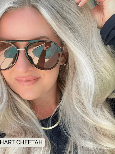 Dax Earhart Cheetah Sunglasses-Sunglasses-dax-The Silo Boutique, Women's Fashion Boutique Located in Warren and Grand Forks North Dakota