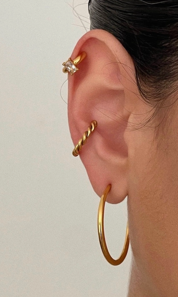 Ellie Vail Denisse Ear Cuff-Earrings-ellie vail-The Silo Boutique, Women's Fashion Boutique Located in Warren and Grand Forks North Dakota