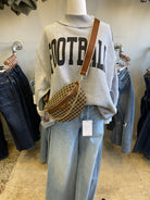 In the City Houndstooth Bum Bag-Brown-Purses-city-The Silo Boutique, Women's Fashion Boutique Located in Warren and Grand Forks North Dakota