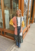 Cutest Coral Kimono-Final Sale Online Only-Kimonos-lovestitch-The Silo Boutique, Women's Fashion Boutique Located in Warren and Grand Forks North Dakota