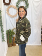 Westbrooke Camo Jacket-Coats & Jackets-lovlov-The Silo Boutique, Women's Fashion Boutique Located in Warren and Grand Forks North Dakota