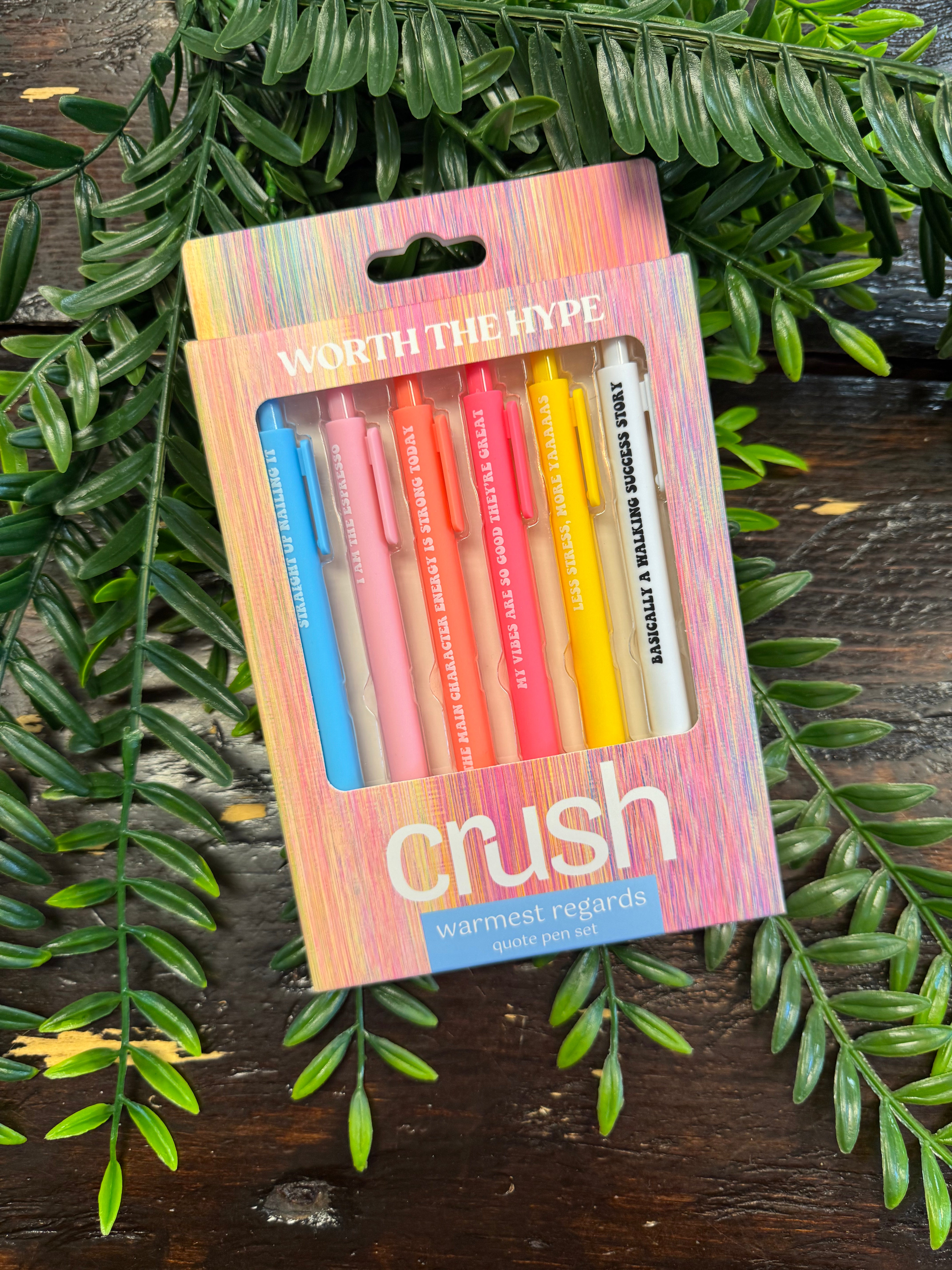 Warmest Regards Quote Pen Set-note pads-dm-The Silo Boutique, Women's Fashion Boutique Located in Warren and Grand Forks North Dakota