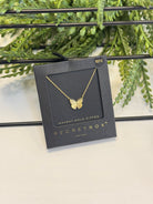 Butterfly Pendant Necklace-Gold-Necklaces-Fame-The Silo Boutique, Women's Fashion Boutique Located in Warren and Grand Forks North Dakota
