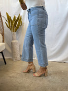 Mica French Light Jeans-Final Sale-Jeans-mica-The Silo Boutique, Women's Fashion Boutique Located in Warren and Grand Forks North Dakota