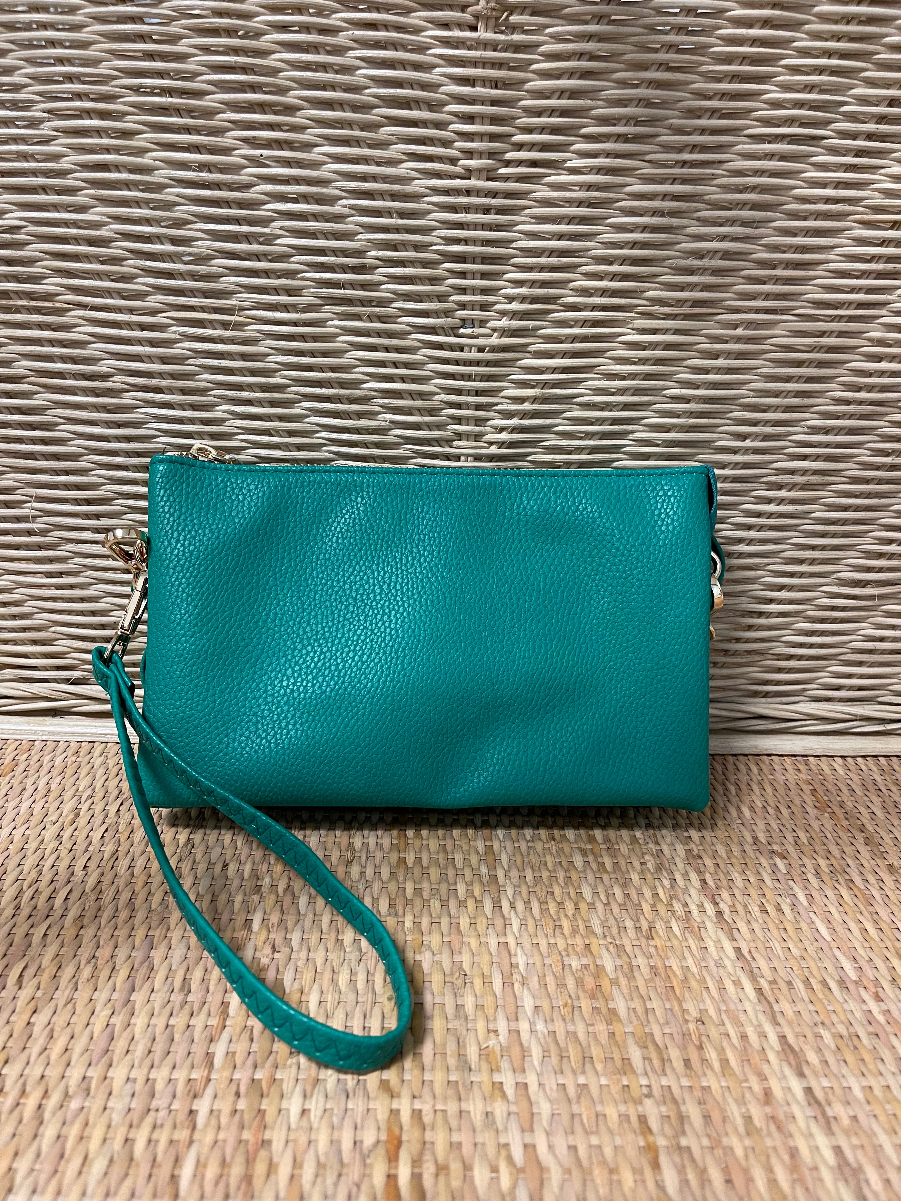 Riley 3 Compartment Crossbody/Wristlet-Crossbody Purses-Jen and Co-The Silo Boutique, Women's Fashion Boutique Located in Warren and Grand Forks North Dakota