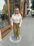 Kut From the Kloth Erika Olive Utility Pants-Final Sale-Jeans-Kut-The Silo Boutique, Women's Fashion Boutique Located in Warren and Grand Forks North Dakota