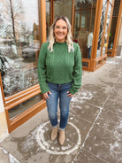 Pine Tree Cable Sweater-Sweaters-Lamiel-The Silo Boutique, Women's Fashion Boutique Located in Warren and Grand Forks North Dakota