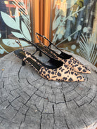 Soda Bella Leopard Kitten Heel Shoes-Shoes-soda-The Silo Boutique, Women's Fashion Boutique Located in Warren and Grand Forks North Dakota