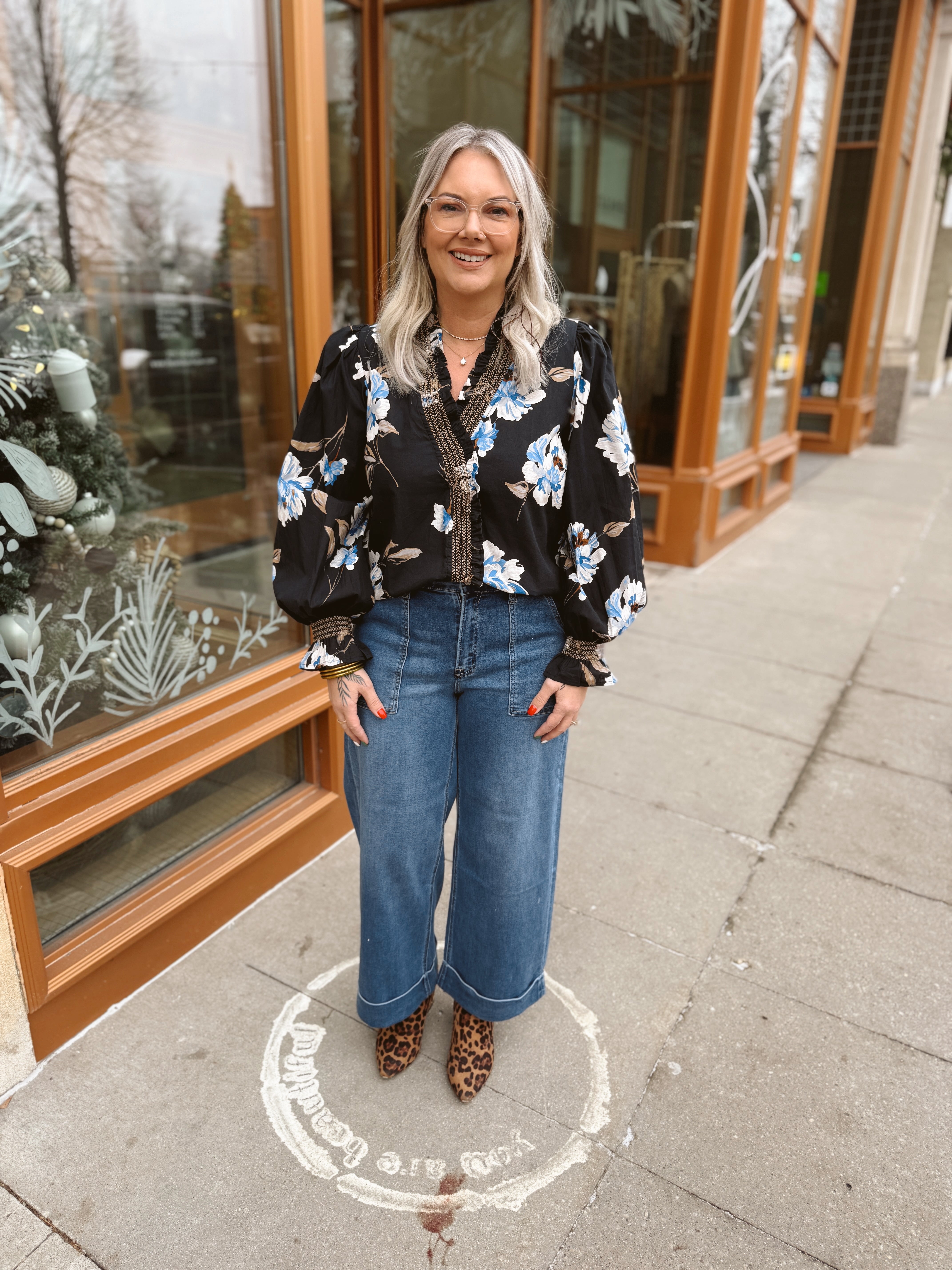 Vervet Enviably Wide Leg Jeans-Jeans-vervet-The Silo Boutique, Women's Fashion Boutique Located in Warren and Grand Forks North Dakota