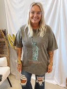 Freedom Statue of Liberty Graphic Tee-Final Sale-Graphic Tees-promesa-The Silo Boutique, Women's Fashion Boutique Located in Warren and Grand Forks North Dakota