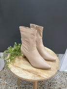 Hutton Kitten Heel Boot-Nude-Final Sale-Boots-Forever Link-The Silo Boutique, Women's Fashion Boutique Located in Warren and Grand Forks North Dakota