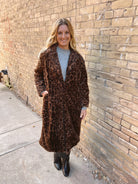 Wanda Animal Print Fur Jacket-Coats & Jackets-lelis-The Silo Boutique, Women's Fashion Boutique Located in Warren and Grand Forks North Dakota