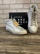 ShuShop Rio White Silver Sneaker-Shoes-shushop-The Silo Boutique, Women's Fashion Boutique Located in Warren and Grand Forks North Dakota