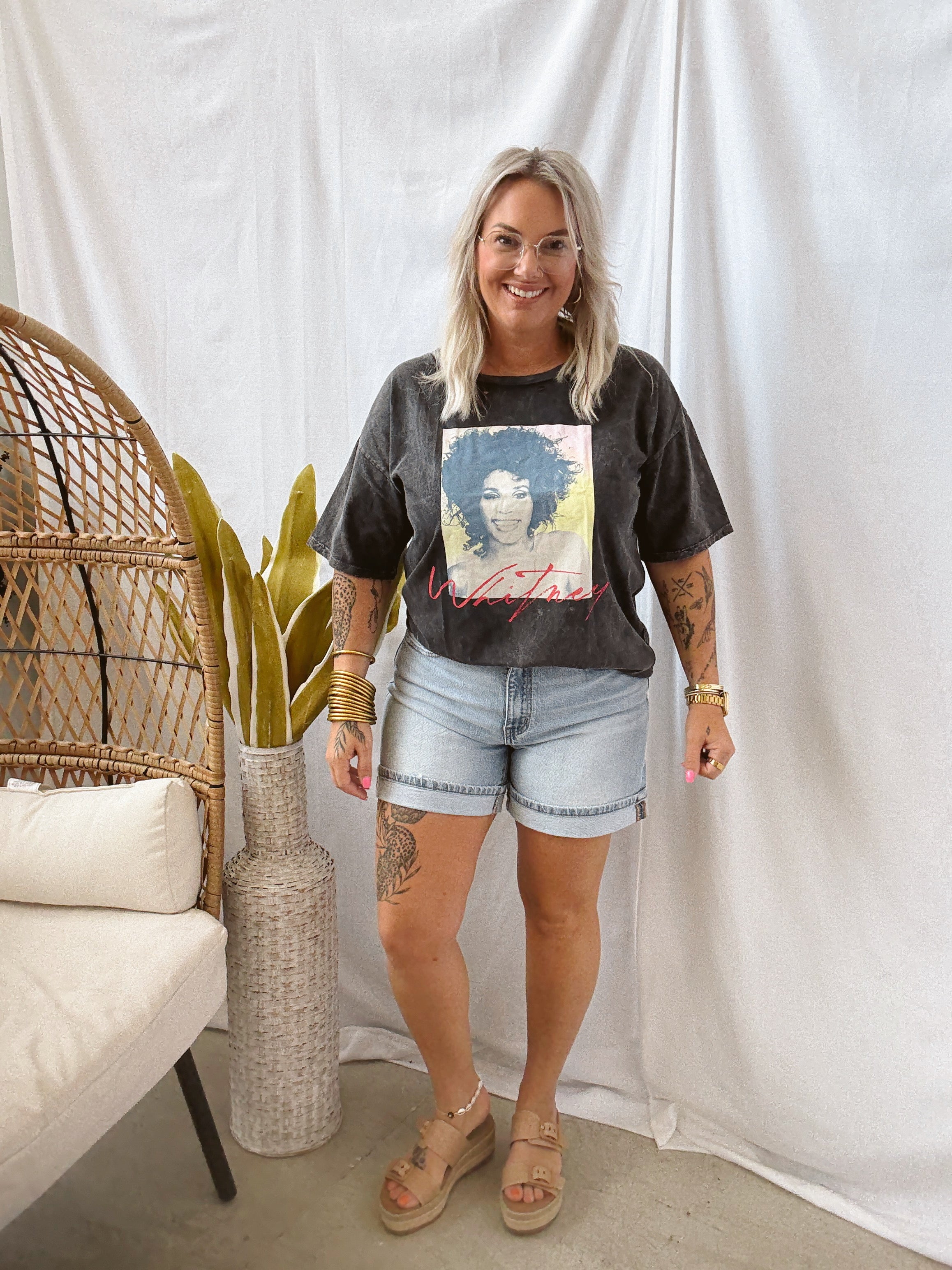 Whitney Tee-Final Sale-Graphic Tees-promesa-The Silo Boutique, Women's Fashion Boutique Located in Warren and Grand Forks North Dakota