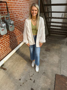 Chunky Knit Cable Knit Cardigan-Cream-Final Sale-Cardigans-bluivy-The Silo Boutique, Women's Fashion Boutique Located in Warren and Grand Forks North Dakota