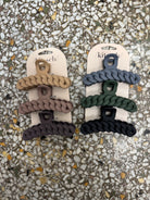 Eco-Friendly Chain Claw Clip 3pc Sets-Hair Accessories-kitsch-The Silo Boutique, Women's Fashion Boutique Located in Warren and Grand Forks North Dakota