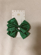 Glitter Bow Clips-Hair Accessories-fashion city-The Silo Boutique, Women's Fashion Boutique Located in Warren and Grand Forks North Dakota