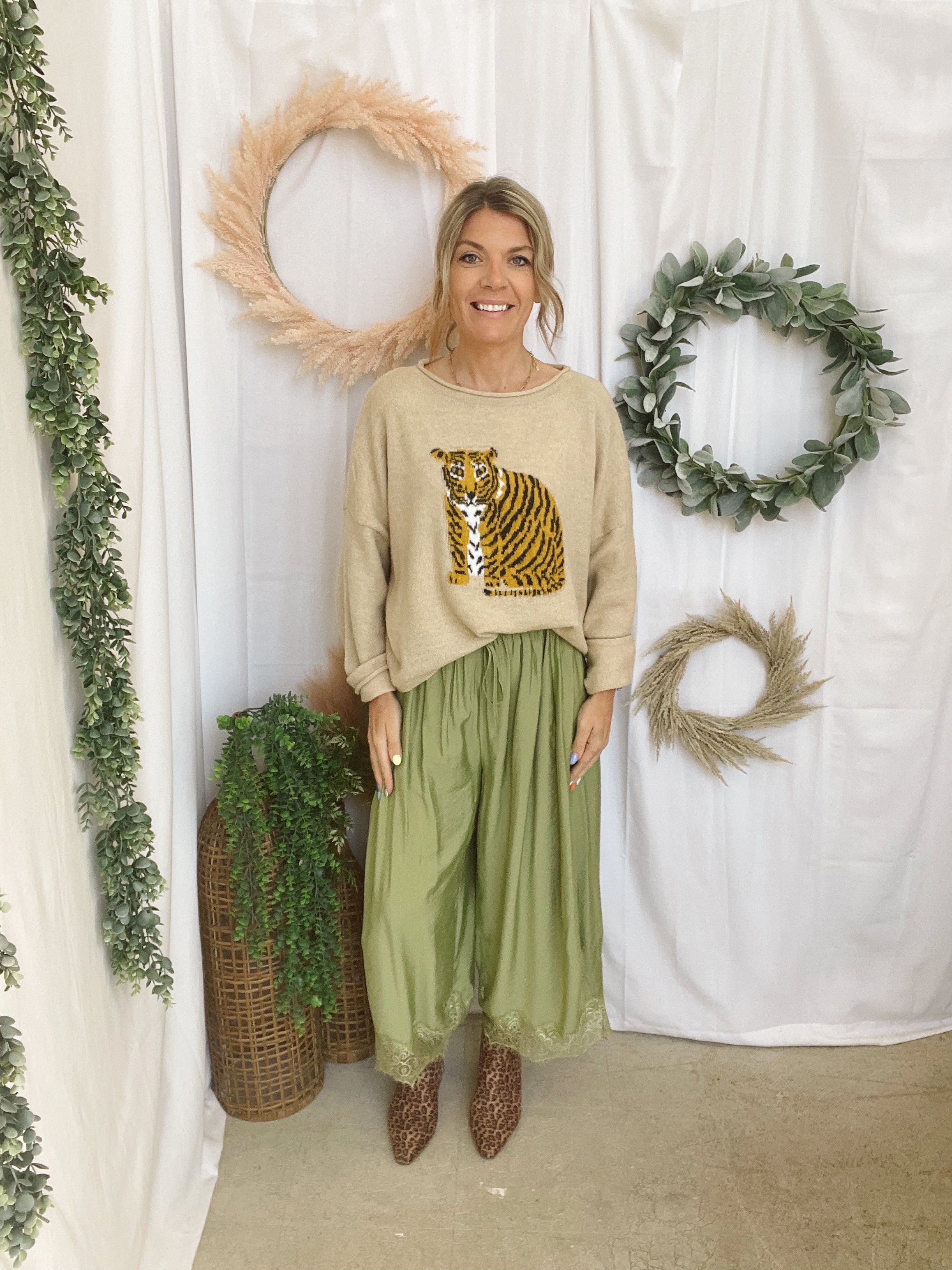 By Together Little Tiger Sweater-Cardigans-by together-The Silo Boutique, Women's Fashion Boutique Located in Warren and Grand Forks North Dakota