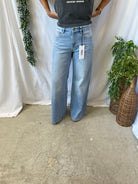 Mica Wide Leg Baggy Fit Jeans-Jeans-mica-The Silo Boutique, Women's Fashion Boutique Located in Warren and Grand Forks North Dakota