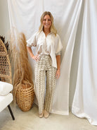 Glam Quarter Zip Satin Top-Champagne-Short Sleeve Tops-glam-The Silo Boutique, Women's Fashion Boutique Located in Warren and Grand Forks North Dakota