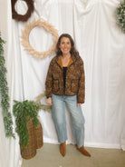 Charlie Leopard Jacket-Coats & Jackets-blu pepper-The Silo Boutique, Women's Fashion Boutique Located in Warren and Grand Forks North Dakota