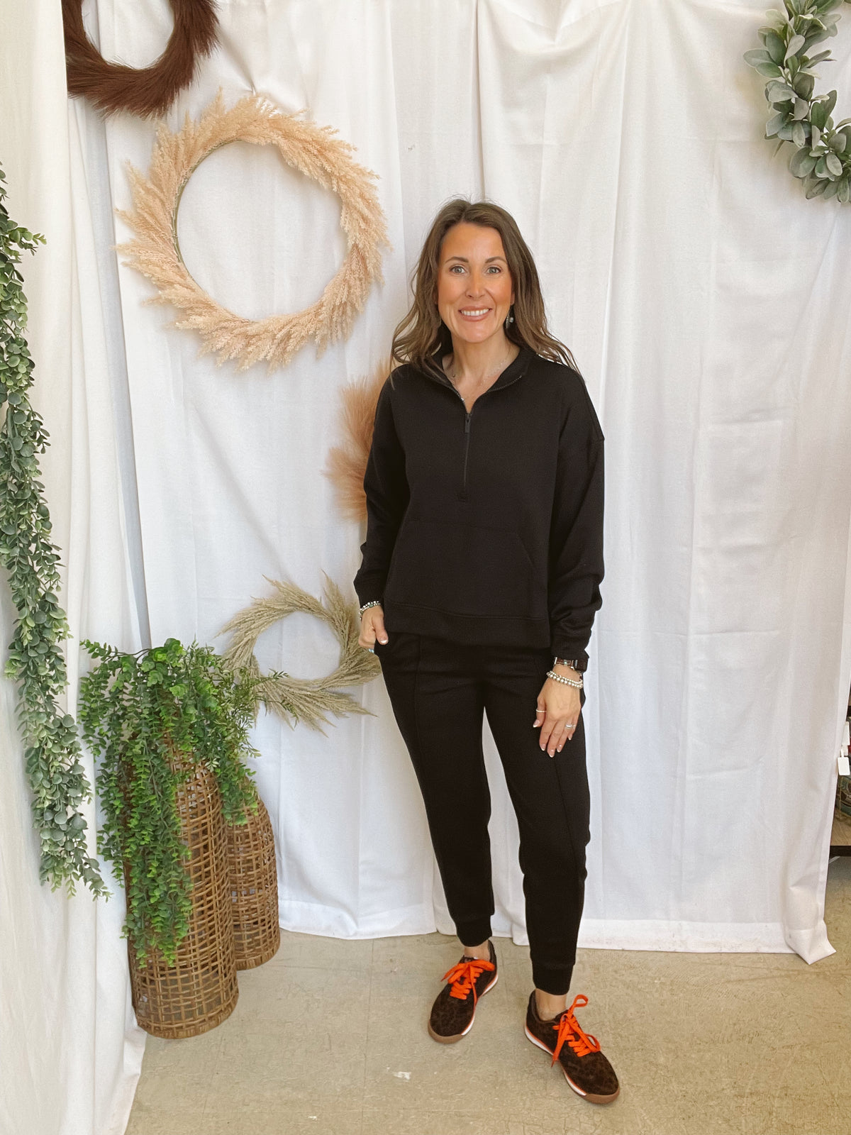 Kat Scuba Set-Black-Outfit Sets-Zenana-The Silo Boutique, Women's Fashion Boutique Located in Warren and Grand Forks North Dakota