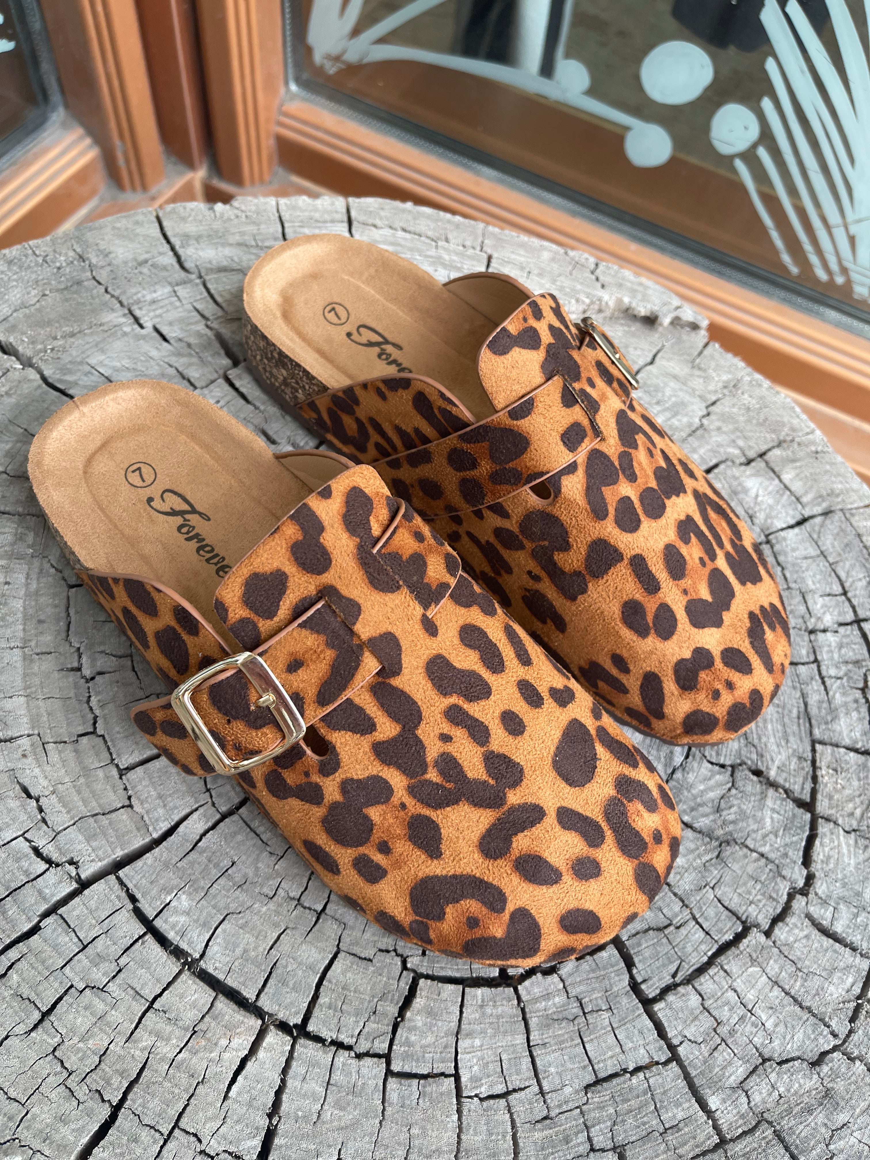 Wild and Free Leopard Clog-Final Sale-Clogs-Forever Link-The Silo Boutique, Women's Fashion Boutique Located in Warren and Grand Forks North Dakota