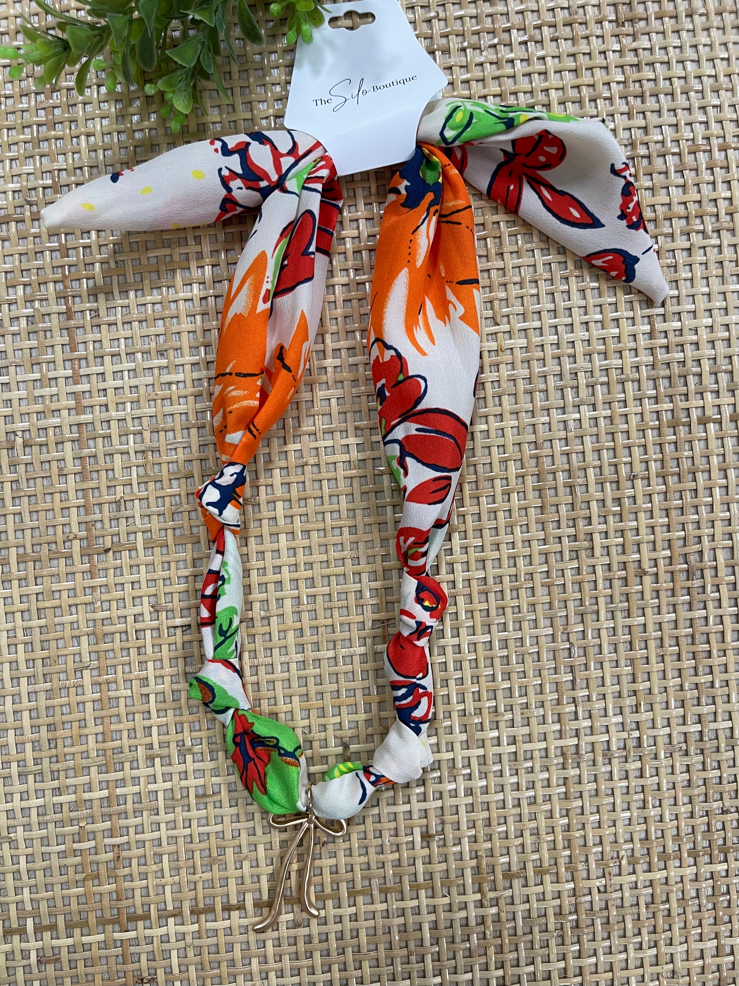 Scarf Necklace-Bright + Bow-Necklaces-joss-The Silo Boutique, Women's Fashion Boutique Located in Warren and Grand Forks North Dakota