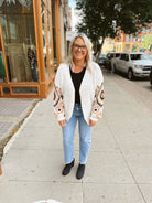 Cream Crochet Knit Cardigan-Final Sale Online Only-Cardigans-adora-The Silo Boutique, Women's Fashion Boutique Located in Warren and Grand Forks North Dakota