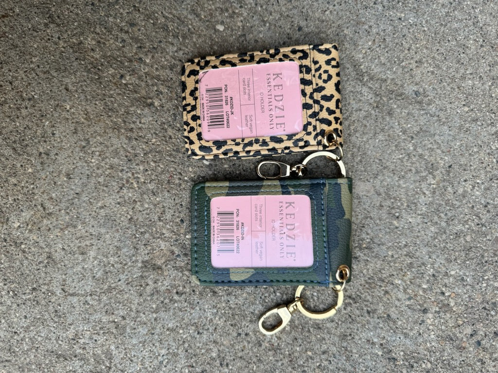 Kedzie Essentials Only Id Holder Keychain-Final Sale-Wallets-dm-The Silo Boutique, Women's Fashion Boutique Located in Warren and Grand Forks North Dakota