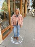 Rust Washed Button Top-Shackets-Zenana-The Silo Boutique, Women's Fashion Boutique Located in Warren and Grand Forks North Dakota