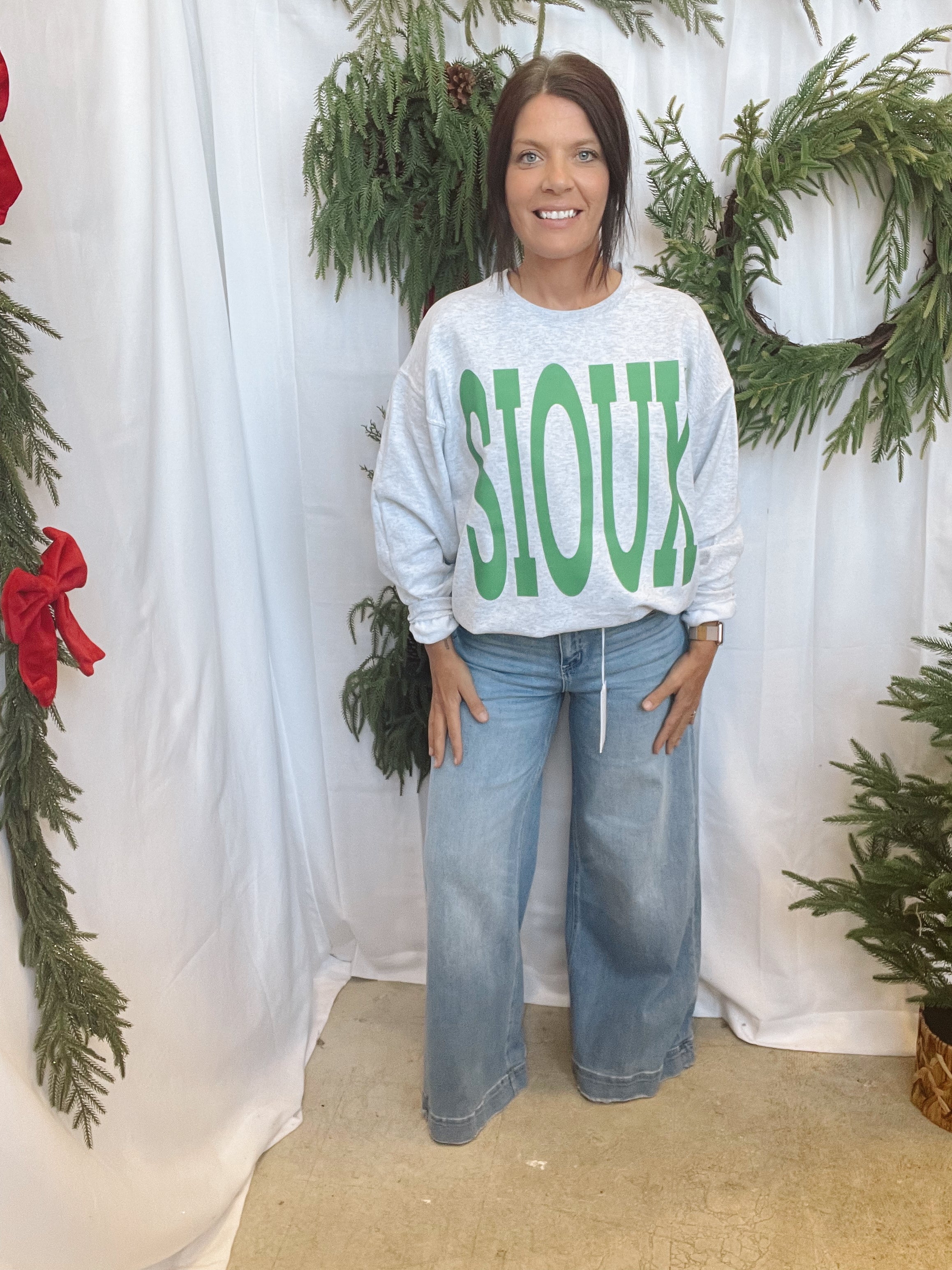 Sioux Sweatshirt-Cardigans-blackframe-The Silo Boutique, Women's Fashion Boutique Located in Warren and Grand Forks North Dakota
