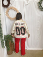 Jade Gameday Jersey-Short Sleeve Tops-jade by jane-The Silo Boutique, Women's Fashion Boutique Located in Warren and Grand Forks North Dakota