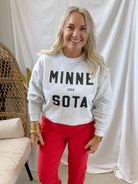 Ash Minnesota Sweatshirt-Sweatshirts-218-The Silo Boutique, Women's Fashion Boutique Located in Warren and Grand Forks North Dakota