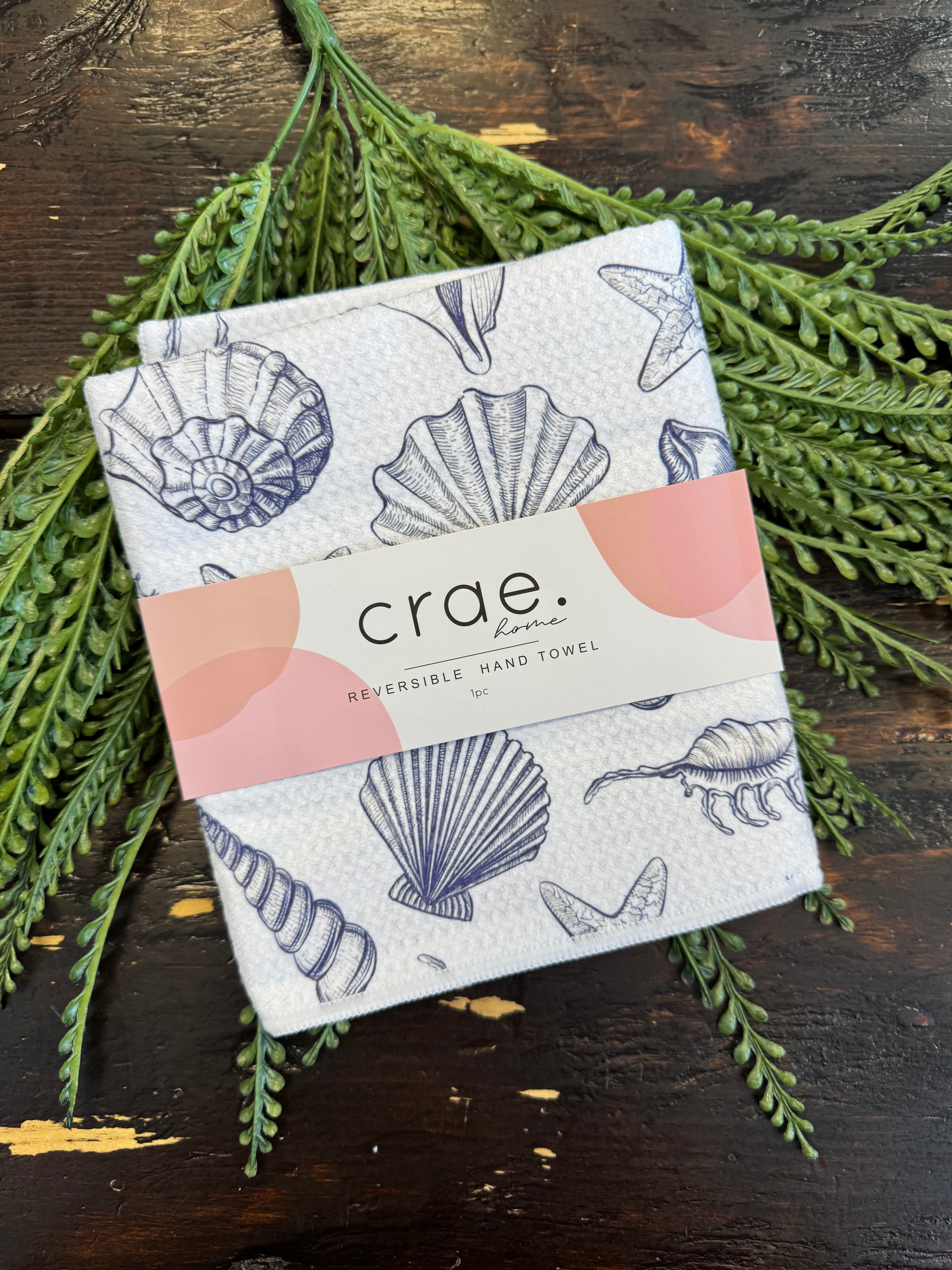 Crae Sea Salt Hand Towel-Tea Towels-crae-The Silo Boutique, Women's Fashion Boutique Located in Warren and Grand Forks North Dakota