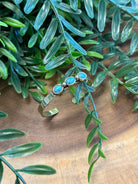 Gold Turquoise Bracelet Cuff-Bracelets-Dallas Market-The Silo Boutique, Women's Fashion Boutique Located in Warren and Grand Forks North Dakota