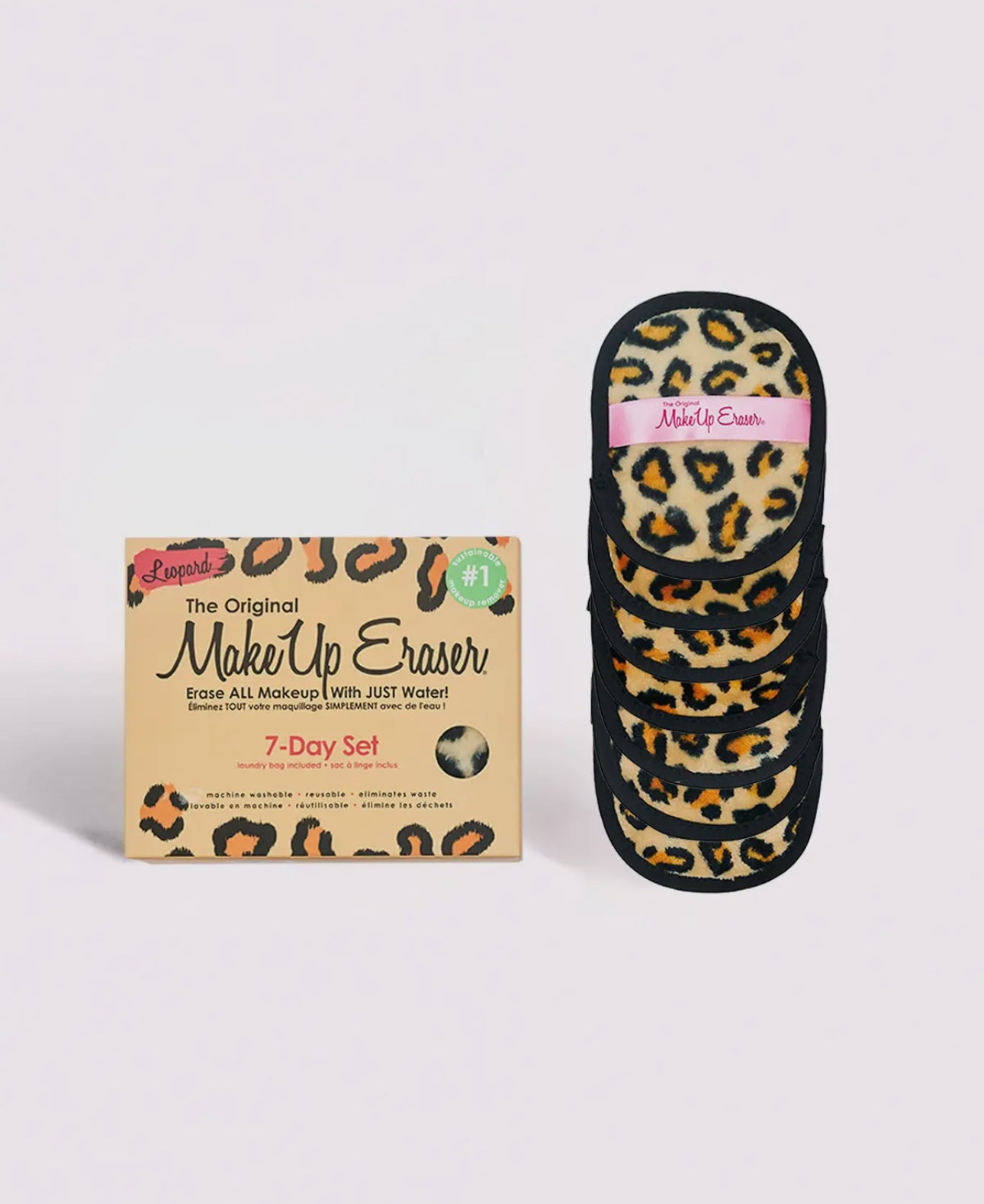 Leopard 7-Day Make Up Eraser Set-Cosmetics-Make Up Eraser-The Silo Boutique, Women's Fashion Boutique Located in Warren and Grand Forks North Dakota