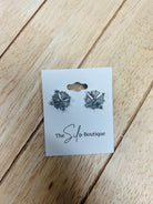 Fame Rhinestone Burst Earrings-Earrings-Fame-The Silo Boutique, Women's Fashion Boutique Located in Warren and Grand Forks North Dakota